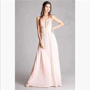 Metallic maxi dress- size M/L